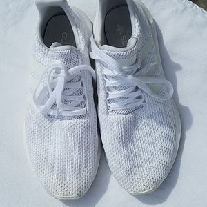 All white adidas